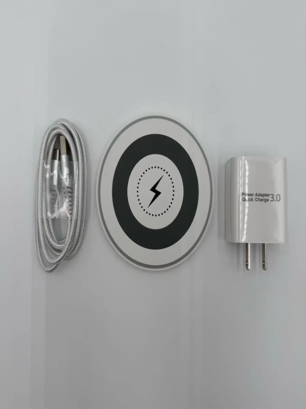 FDGAO 15W Magnetic Wireless Charging Pad QC 3.0 Adapter Apple Samsung